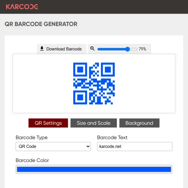 QR Barcode Generator