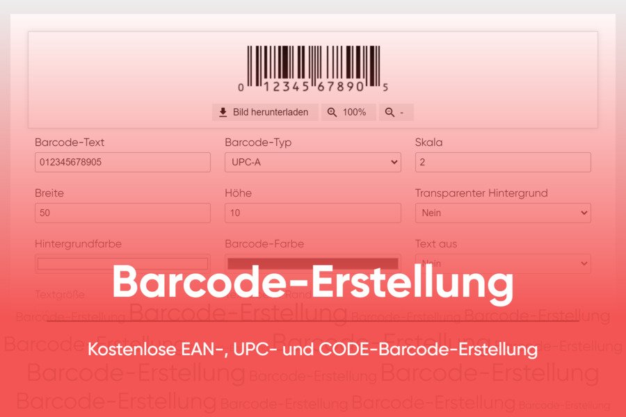 Barcode-Erstellung