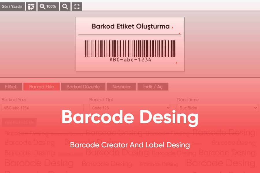 Barcode-Generator und Etikettendesign