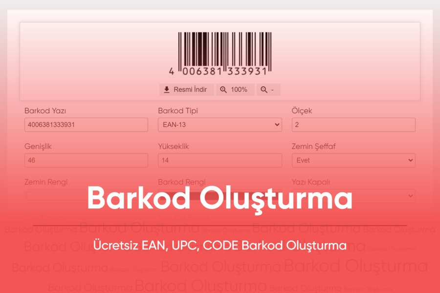 Barkod Oluşturma