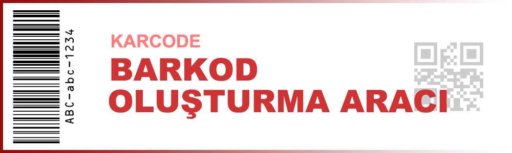 Karcode Barkod Oluşturma Aracı